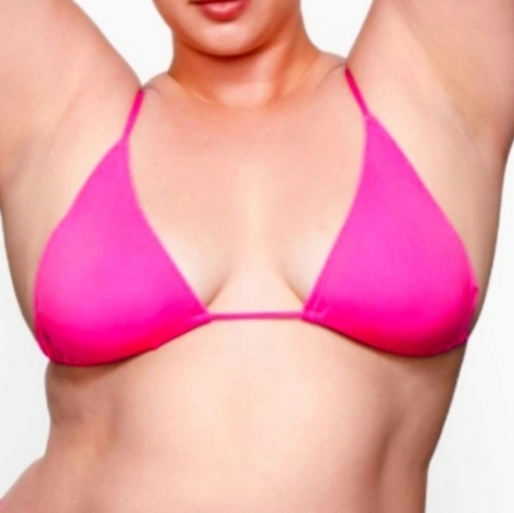 SKIMS Hot Pink Triangle Bralette